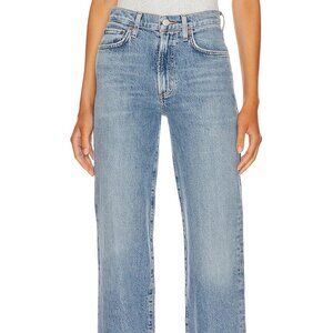 AGOLDE Harper Mid Rise Relaxed Straight Jeans - Flash - Size 28